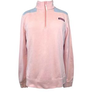 Vineyard Vines Shep Shirt Light Pink & Blue Size Medium Pullover Sweatshirt
